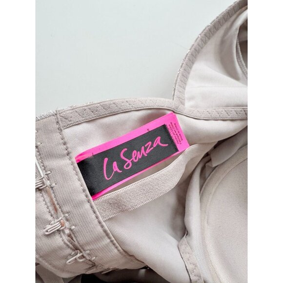 LA SENZA Grey Velvet Glitter Padded Sweetheart Corset Mini Dress, Size S - Picture 11 of 14